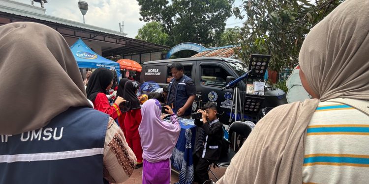 Observatorium Ilmu Falak UMSU Gelar Program “OIF Goes to School” di SD Muhammadiyah 36 Medan