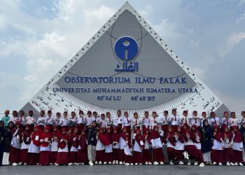 Kunjungan dari SD Yayasan Bina Santri Medan