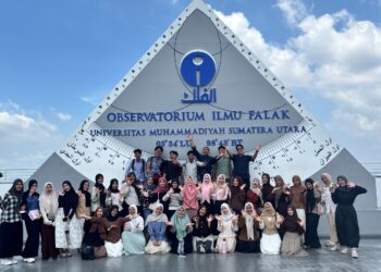 Mahasiswa Manajemen Perpajakan & Akuntansi UMSU berkunjung ke Observatorium Ilmu Falak