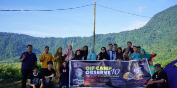 OIF UMSU Sukses Gelar OIF Camp & Observe ke-10, Peserta Nikmati Keindahan Langit Malam di bawah Purnama