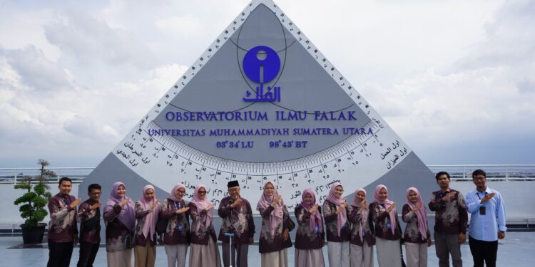 UMMAH Aceh Kunjungi OIF UMSU, Kenali Astronomi Islam dan Fasilitas Planetarium