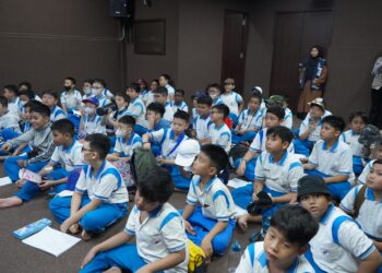 OIF UMSU menerima kunjungan adik-adik dari sekolah SD Global Prima Medan, dibersamai oleh Bapak/Ibu guru.