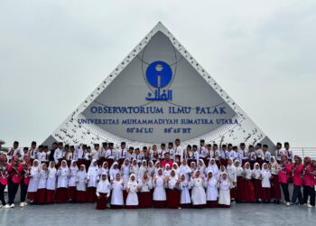 OIF UMSU kedatangan siswa/i dari sekolah MIS Al-Ikhlas Langkat, yang dibersamai oleh Bapak/Ibu guru.