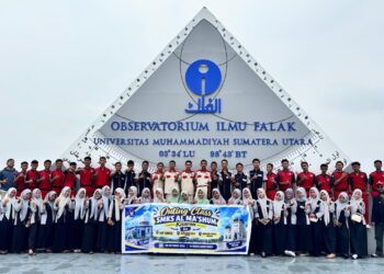OIF UMSU menerima kunjungan dari sekolah SMK AL-Mashum Kisaran, yang dibersamai oleh Bapak Guru